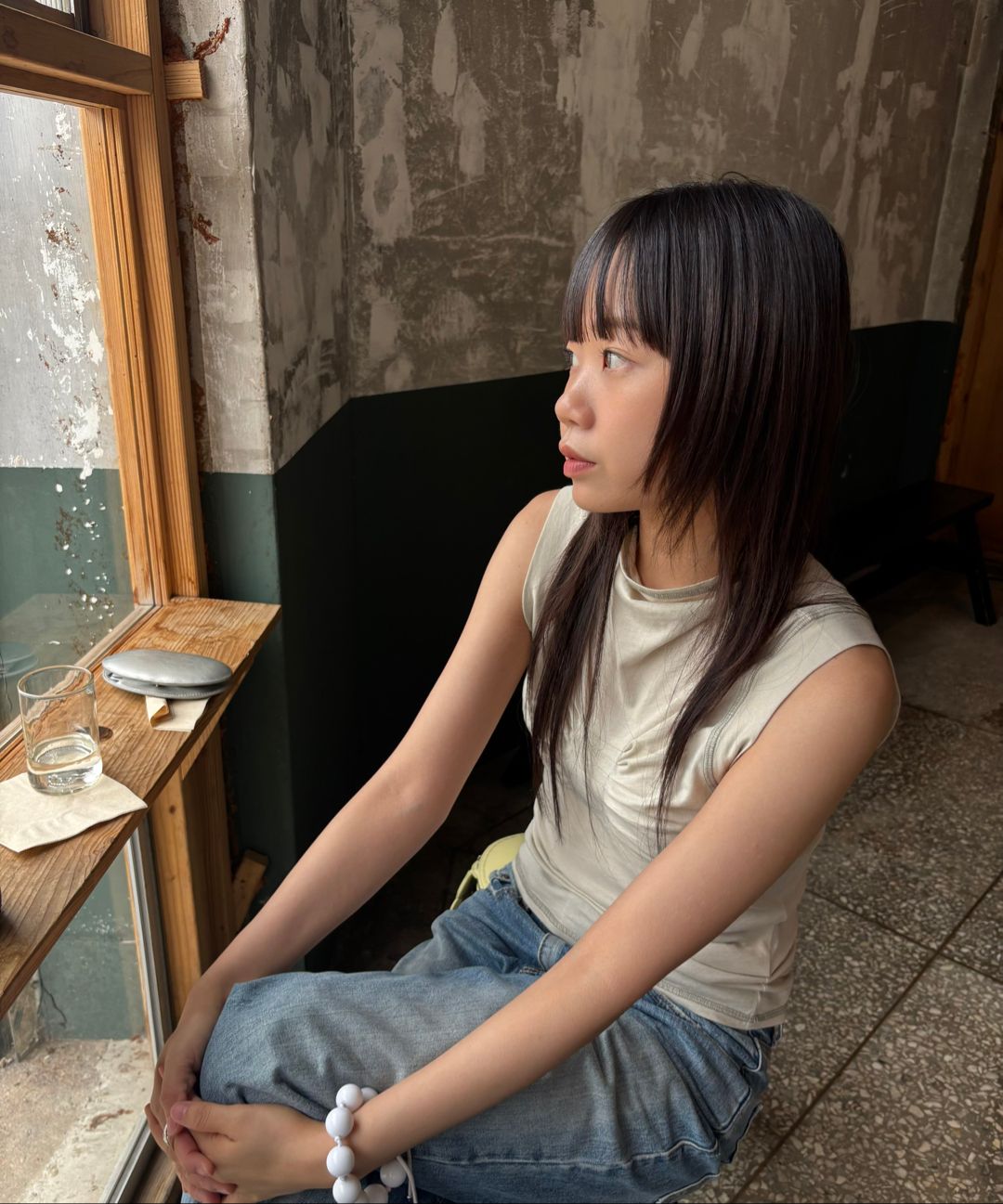 MUSINSA公式 | GLOWNY THE JANE JEANS (BLUE)
