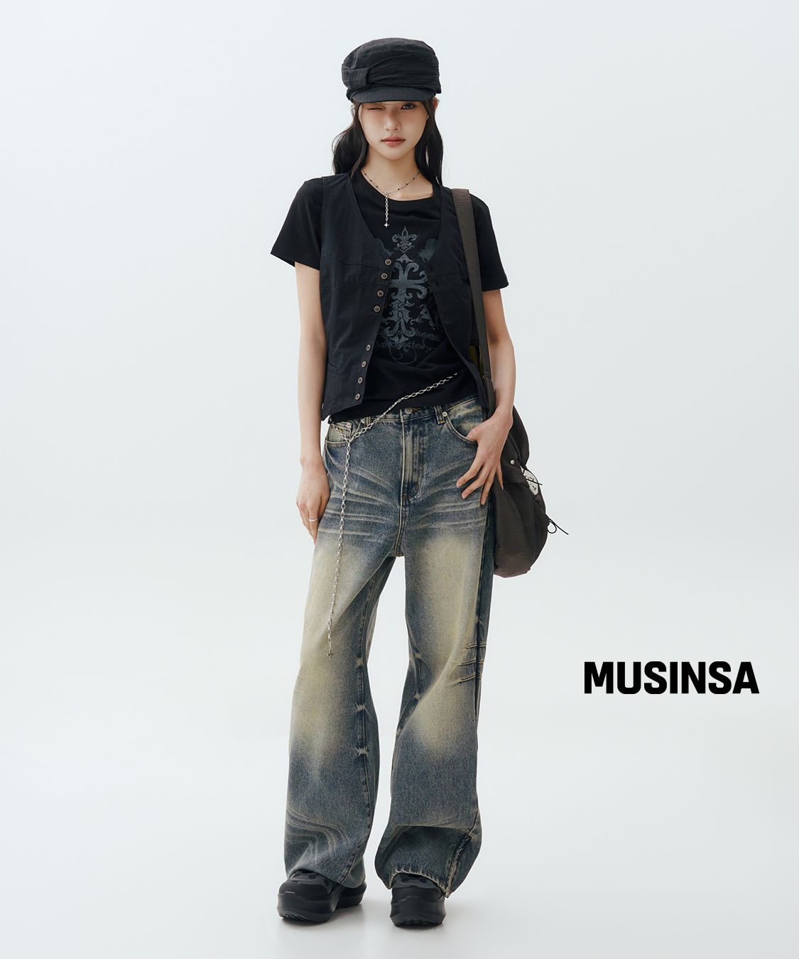 포에지담(POESIEDAME) RUBAN NOUVELLE MARGOT HAT IN WHITE - 사이즈