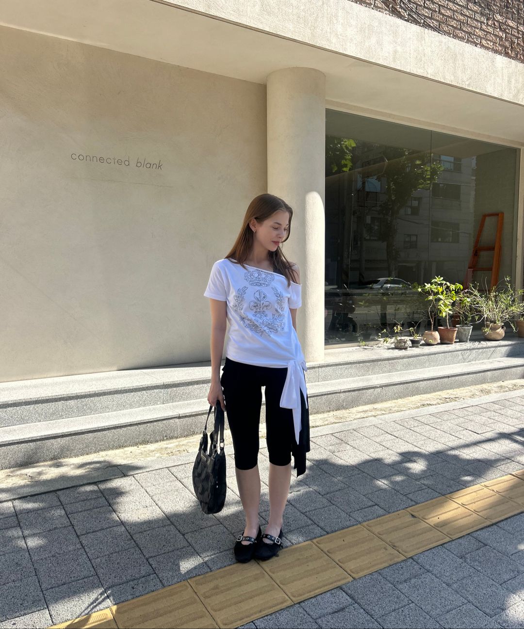 스컬프터(SCULPTOR) Chateau Shithole Tie Tee White - 사이즈 & 후기