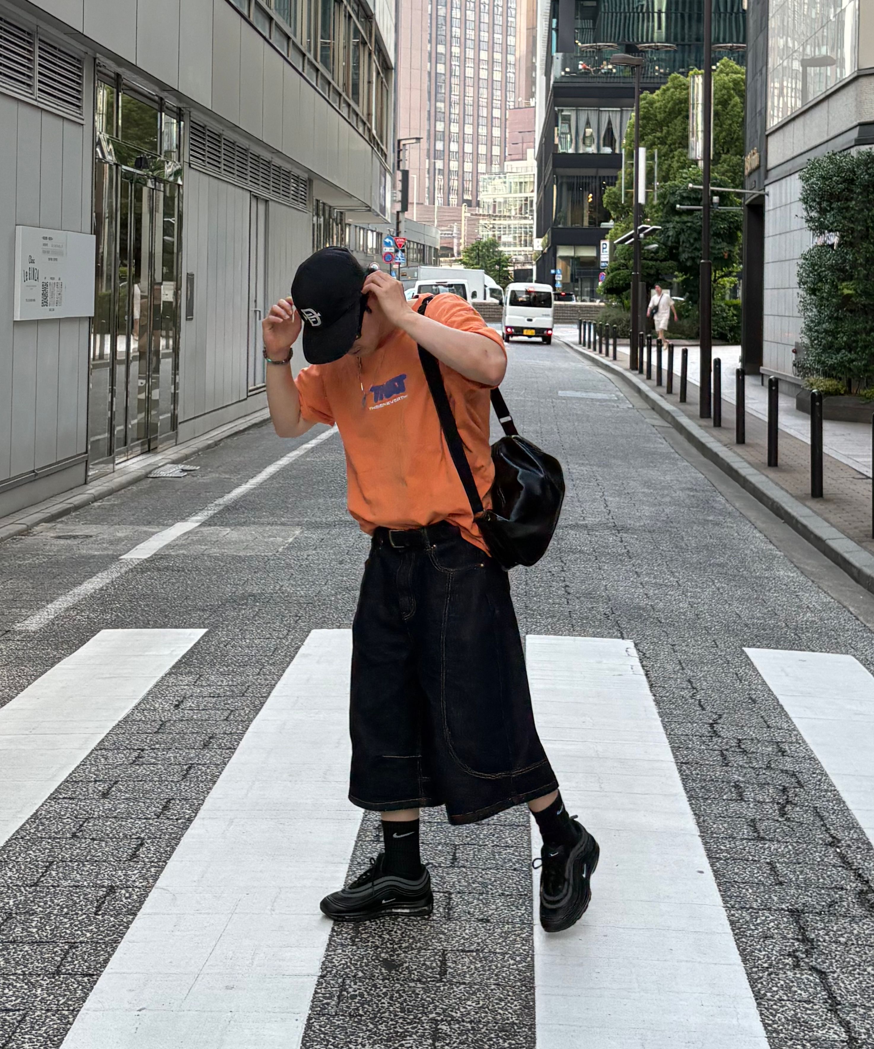 MUSINSA公式 | ANOLORCODE オードハーフデニムパンツ（生地）