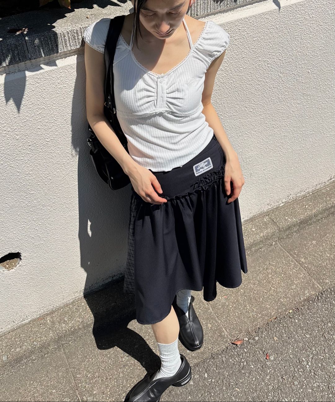 MUSINSA公式 | ILLIGO エンバー バックル ショルダーバッグ バーガンディ