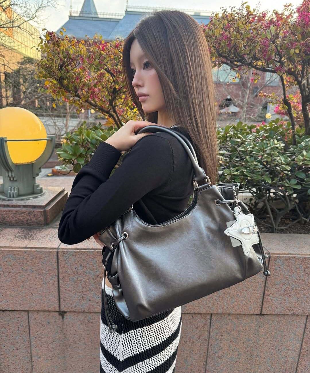 MUSINSA | STAND OIL Breezy Bag Mini · Metallic Gray