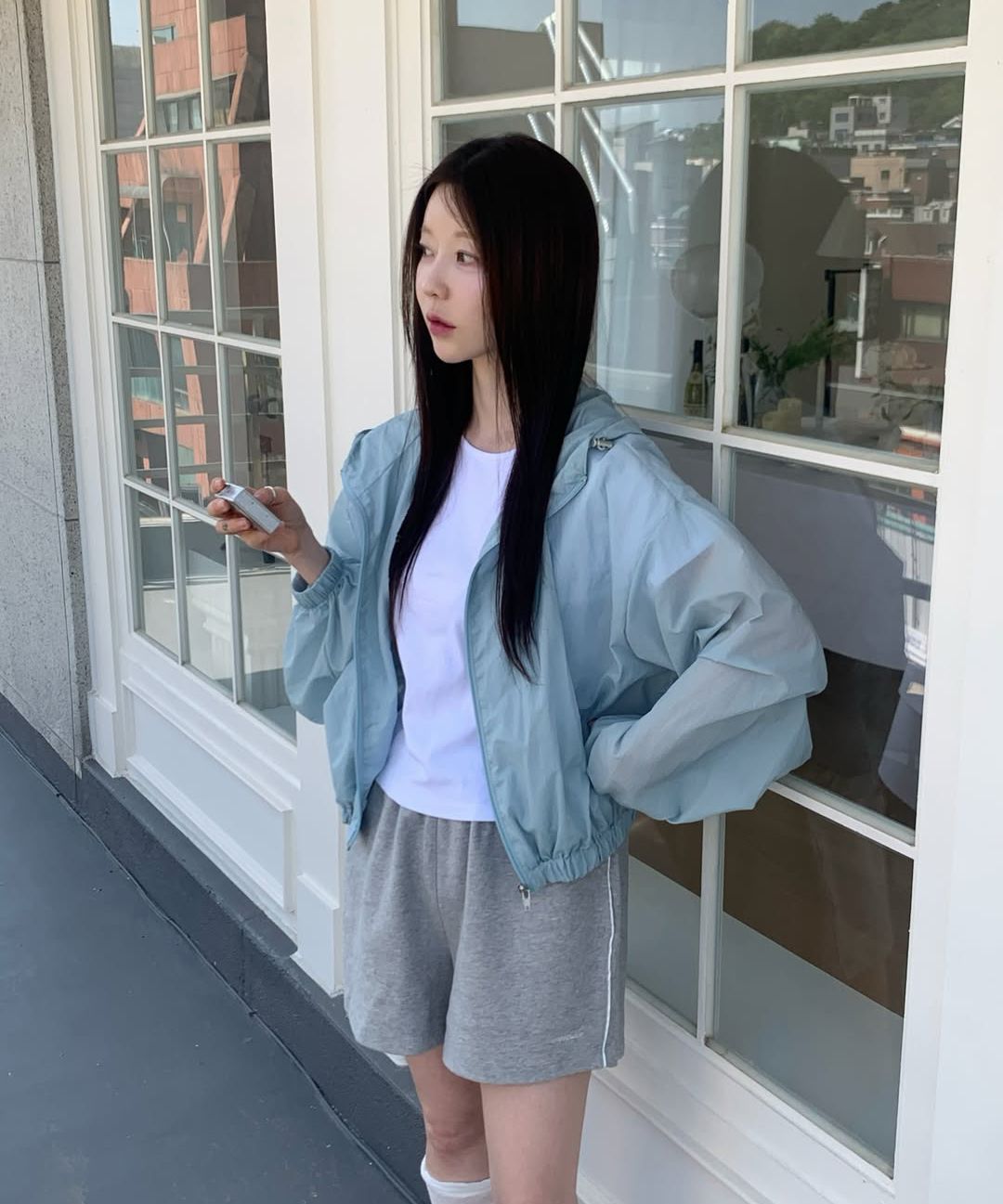 ウェンウェン MUSINSA | WEDNESDAYOASIS FOR WOMEN Sheer Hoodie Windbreaker_LIGHT
