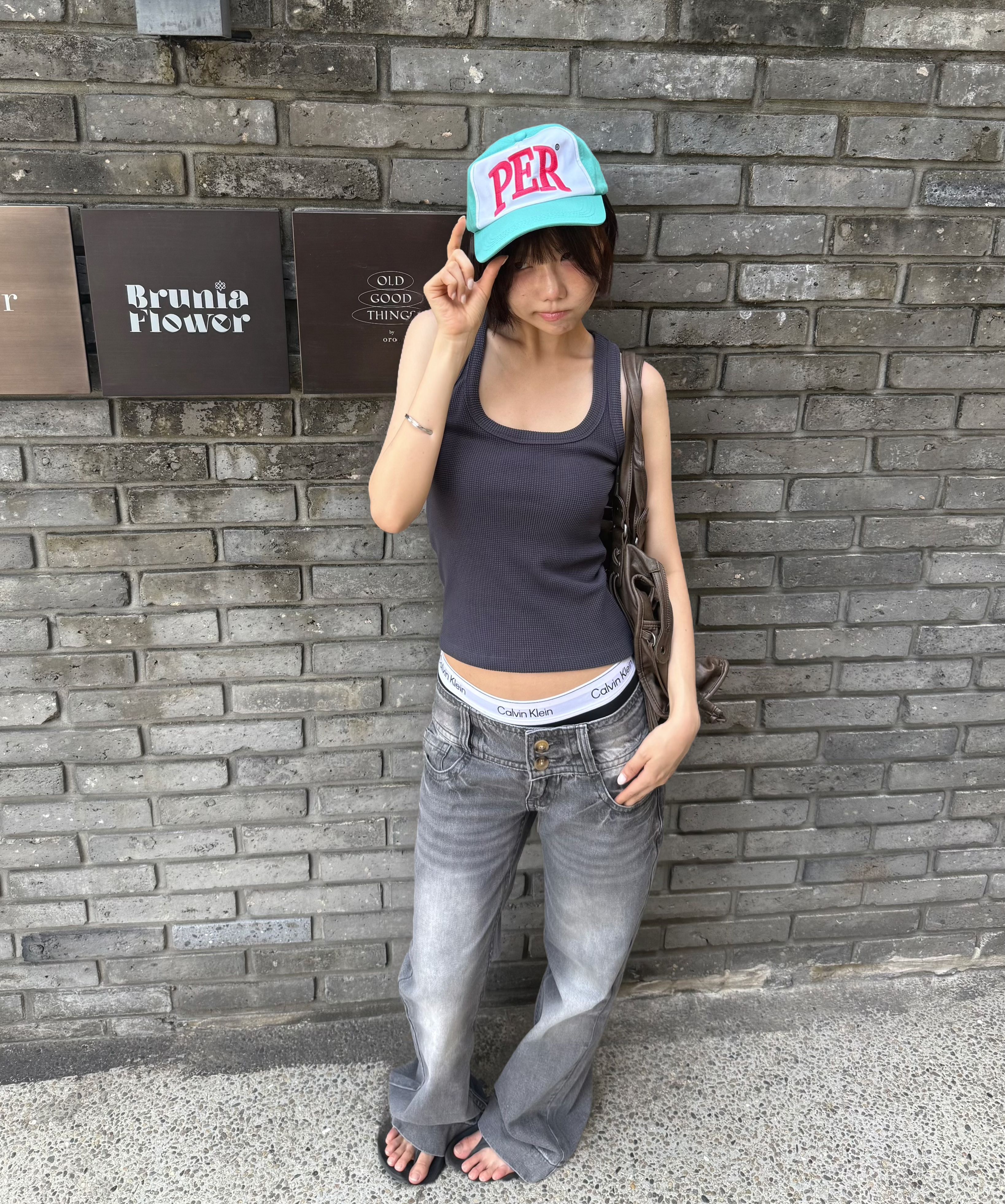 스컬프터(SCULPTOR) Union Jack Engineered Denim Washed Gray