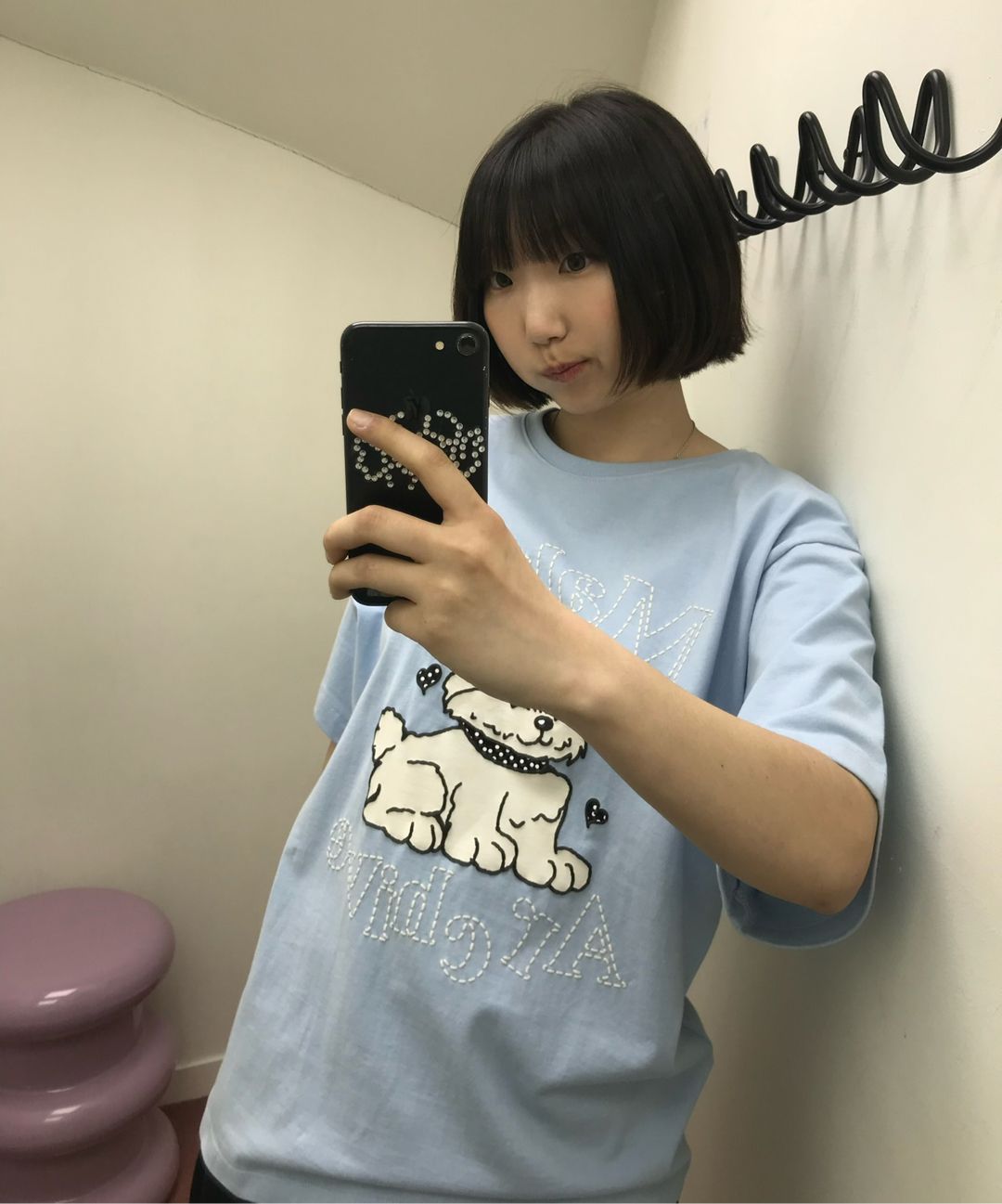 MUSINSA公式 | WAI KEI チェックアプリケロールアップコットンパンツ 