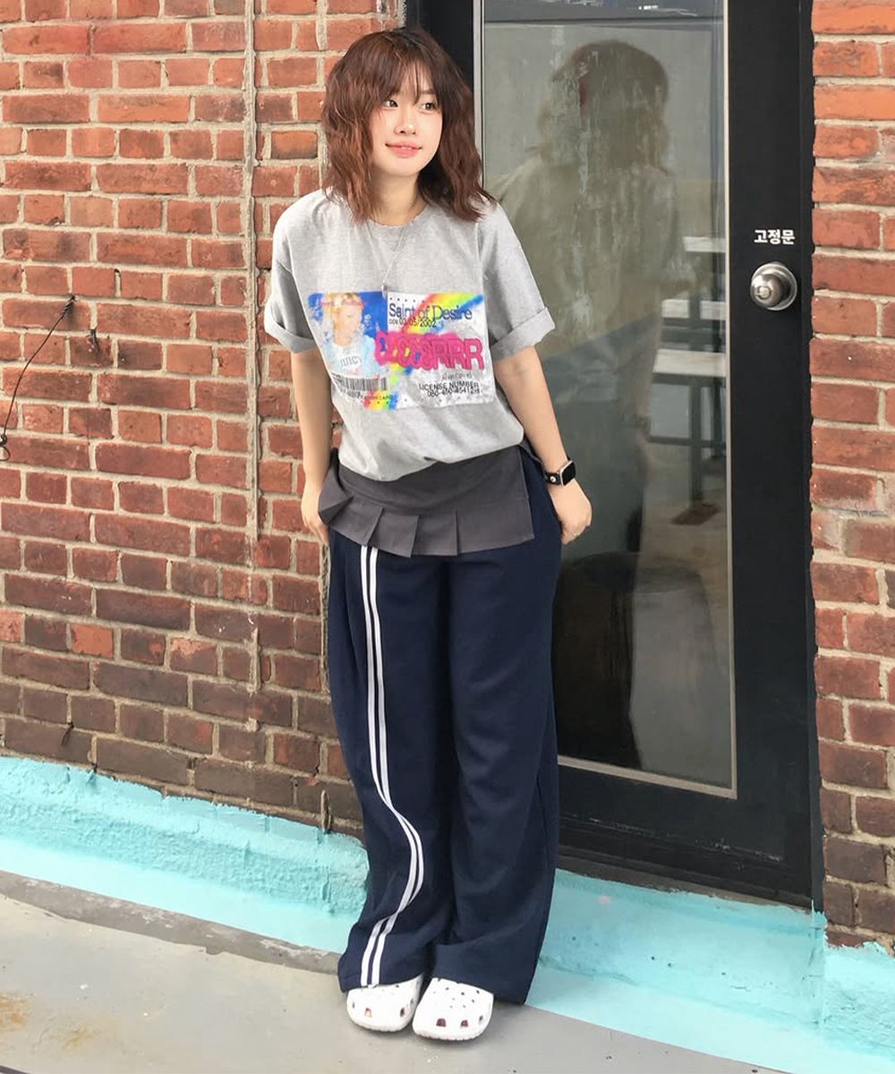パンツ Miseki Seoul Track Pleats skirt pants MUSINSA | MISEKI SEOUL Track Pleats skirt pants SET NAVY