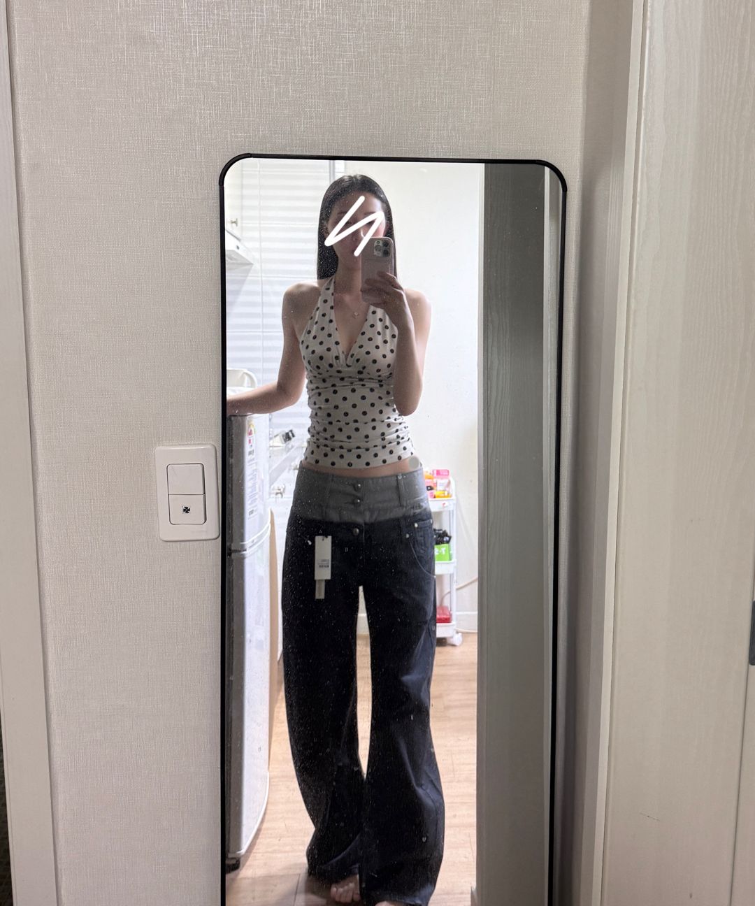 パンツ Beaded Layered Denim Pants Nonfade Gray MUSINSA公式 | SCULPTOR Beaded Layered Denim Pants Nonfade Gray