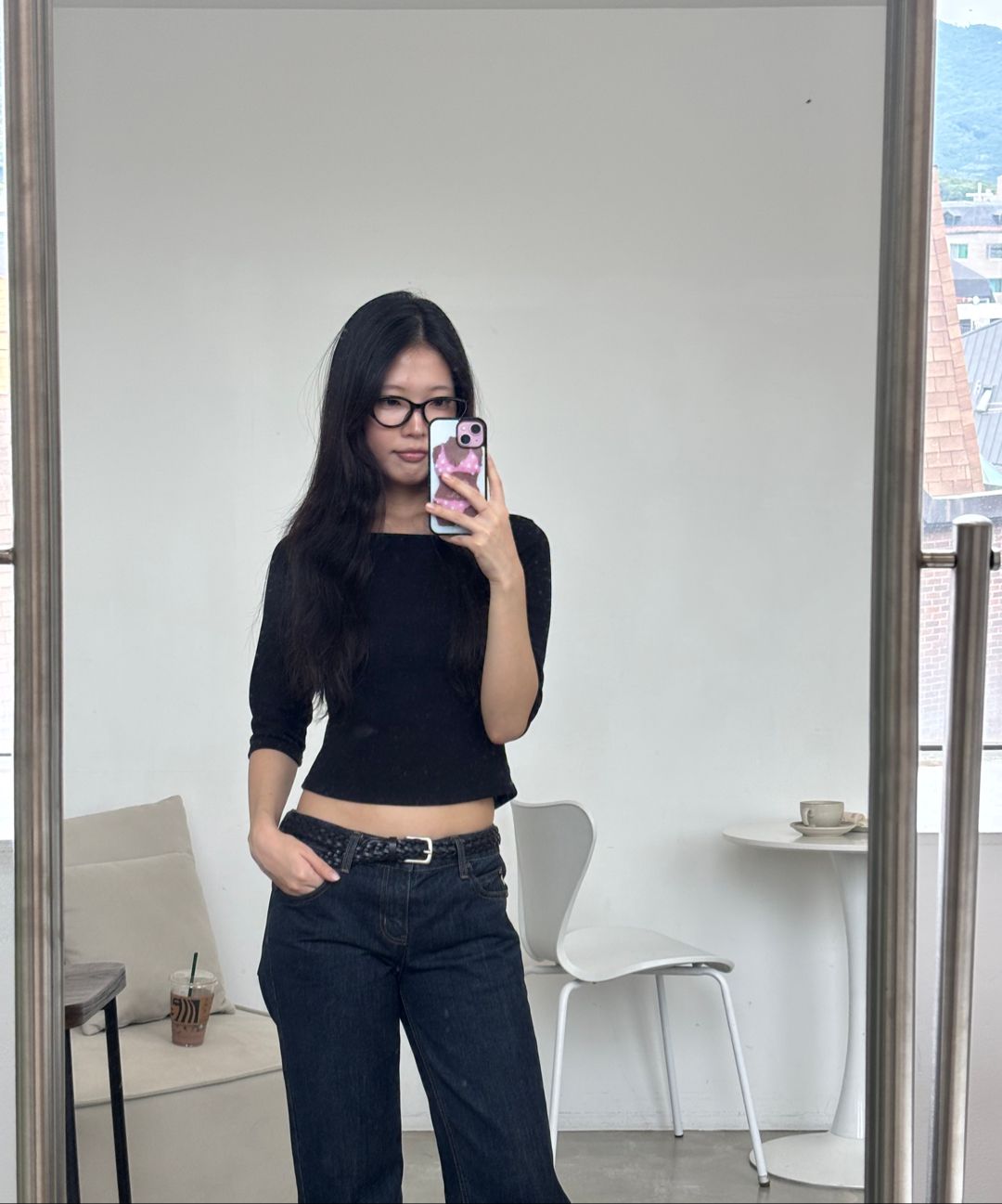 MUSINSA | GLOWNY THE RODEO JEANS (DEEP BLUE)