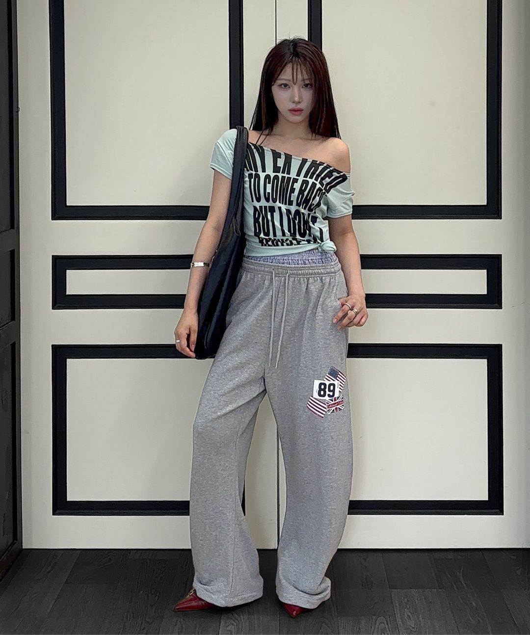 MUSINSA | MIDNIGHT MOVE rd check pants (grey)