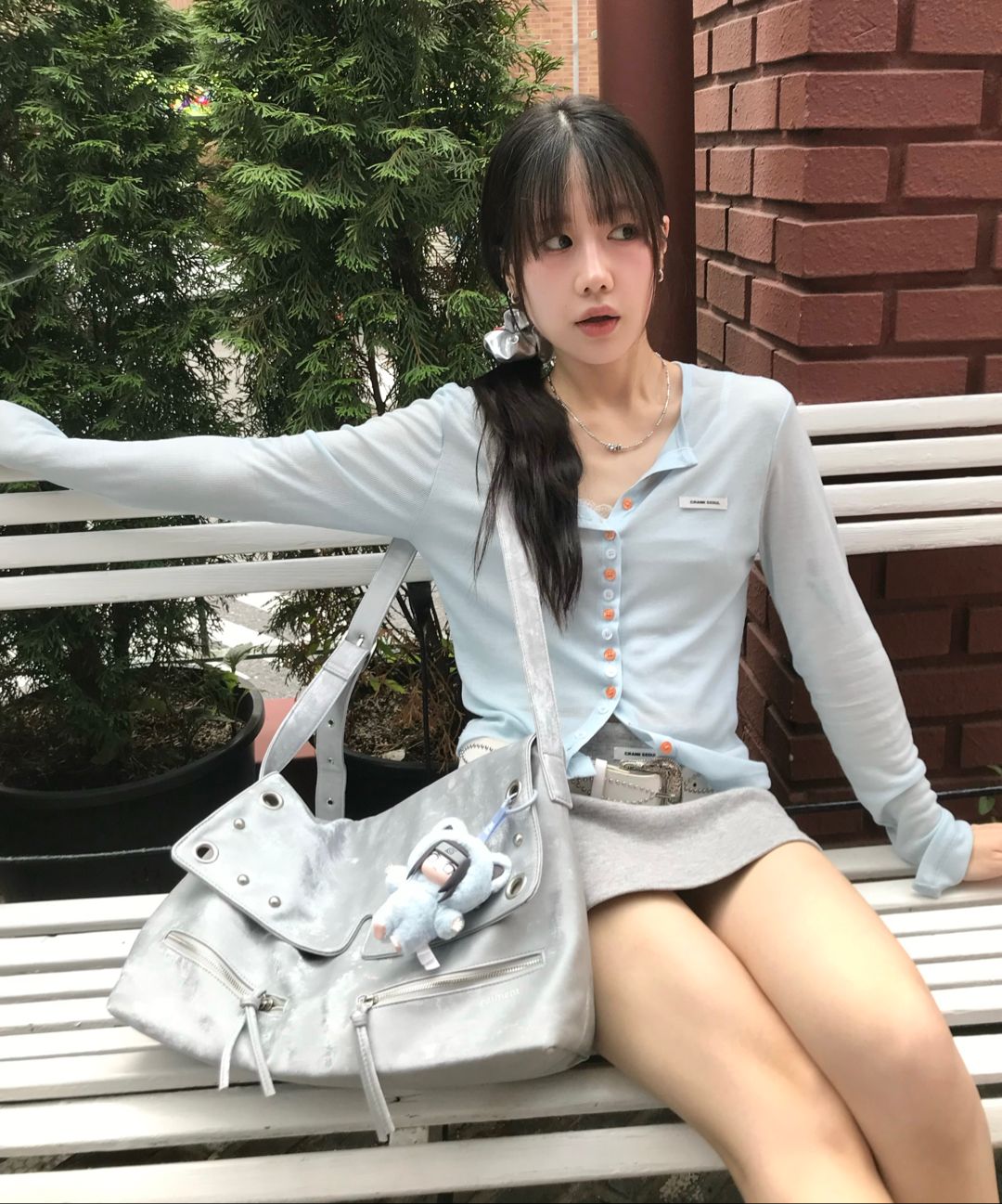 80s SEKINE CYCLE つなぎ 白 染み込みプリント コットン Browse Snaps for This Item