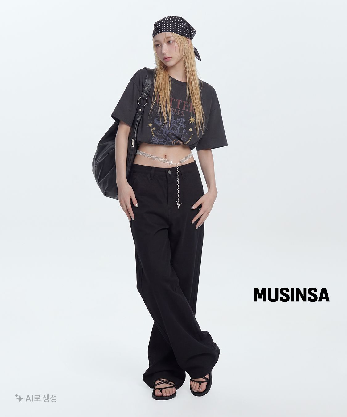 애즈온(ASON) SMOG WIDE PANTS / BLACK - 사이즈 & 후기 | 무신사