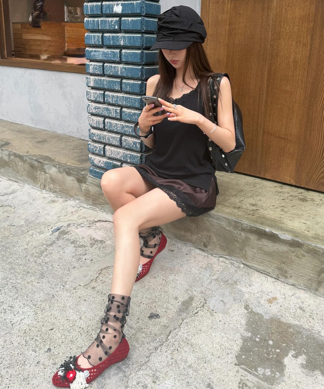 MUSINSA | FLAREUP Soi Draped Cap (FL-743_Black)