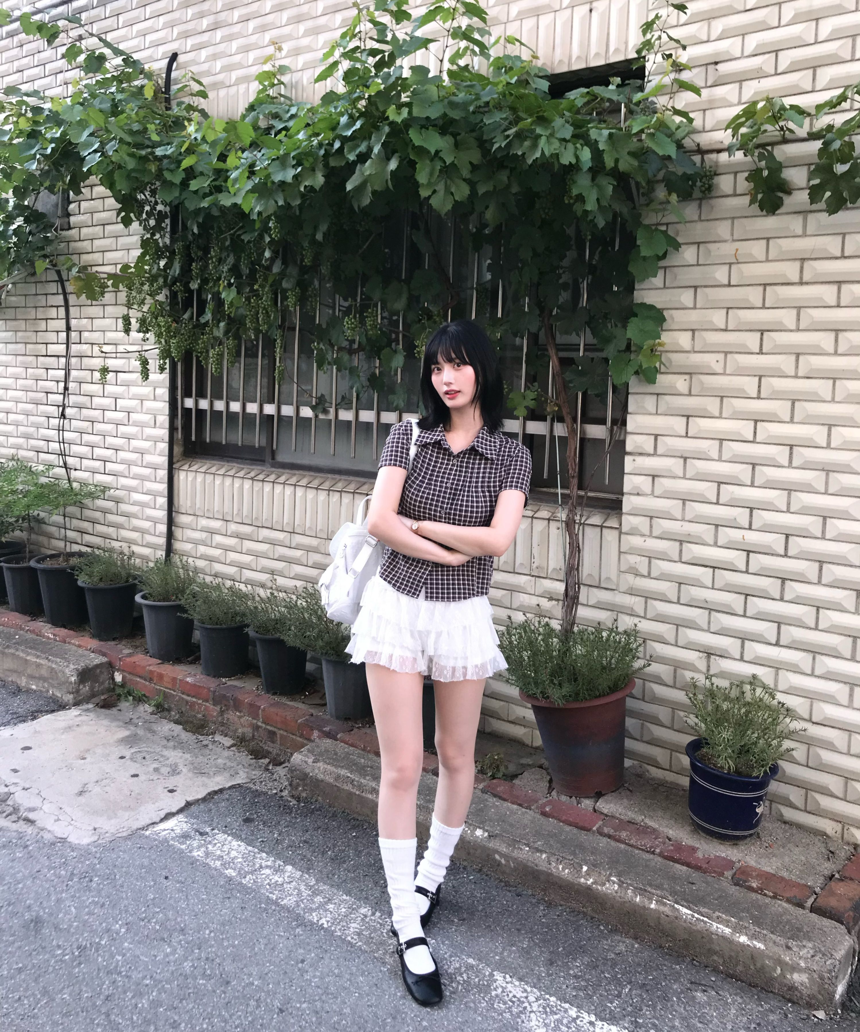 韓国セットアップコーデ特集－ストリート・Y2K風スナップ | MUSINSA