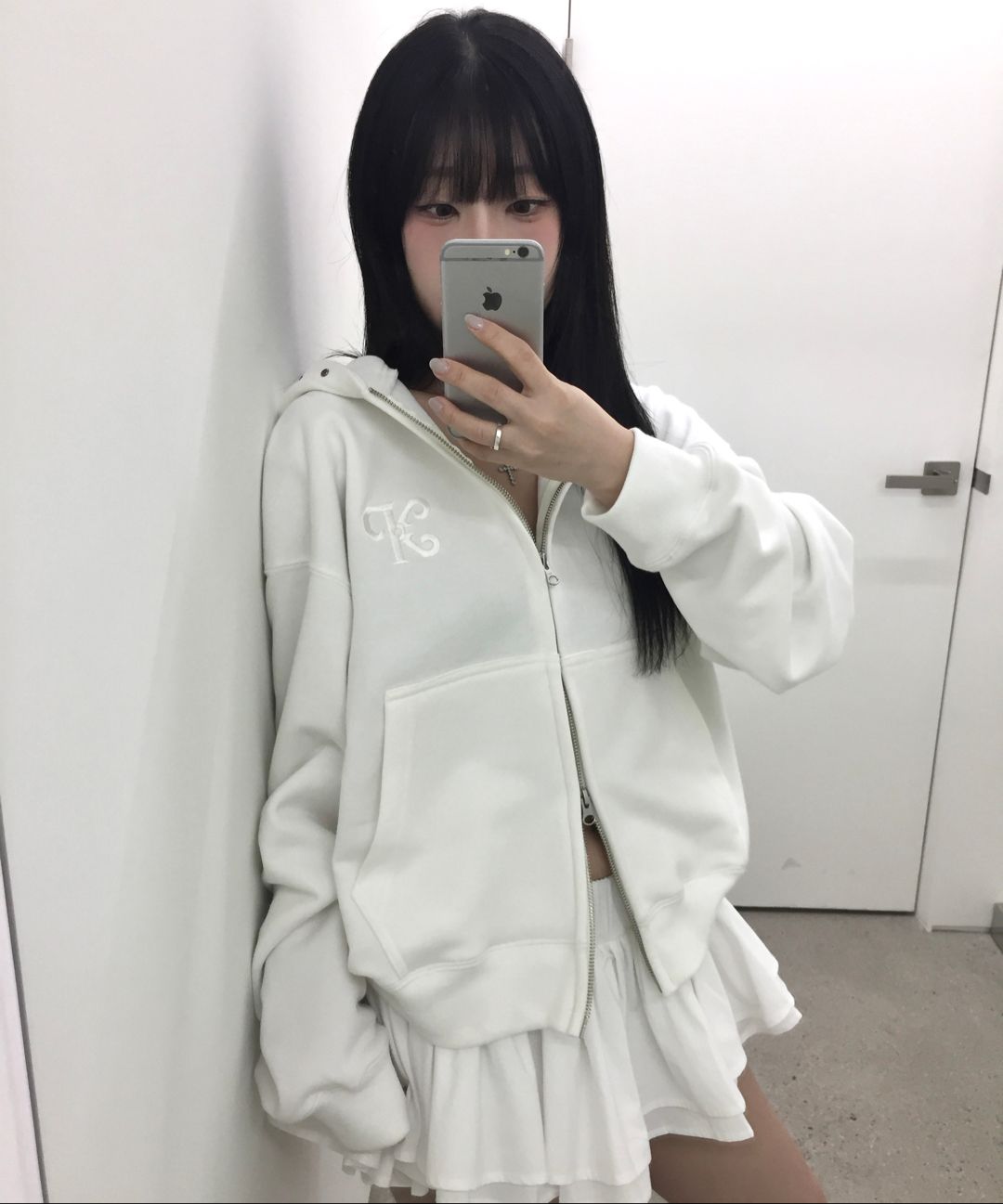 MUSINSA公式 | KHAKIPOINT Cancan Skirt Pants (ivory)