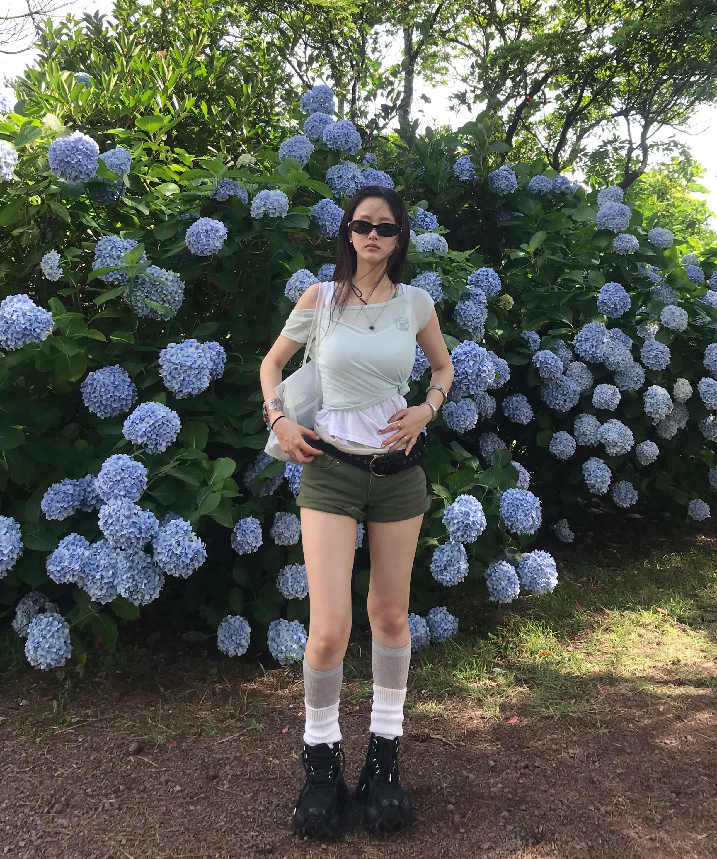 스컬프터(SCULPTOR) Lazy Sleeveless Layered Tee Mint - 사이즈