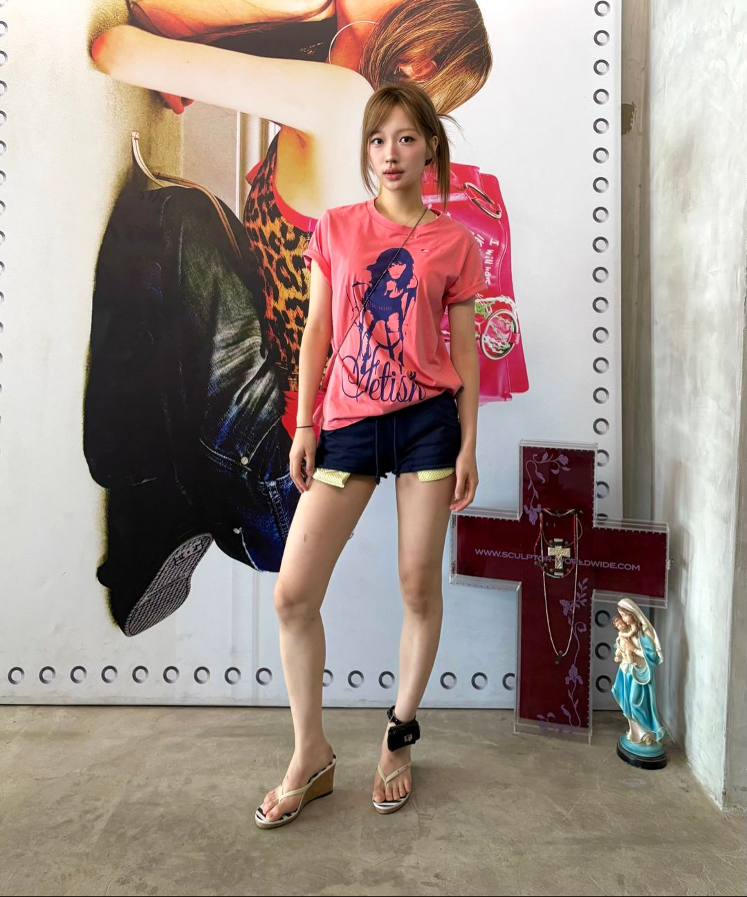 스컬프터(SCULPTOR) Cottage Shorts Navy - 사이즈 & 후기 | 무신사