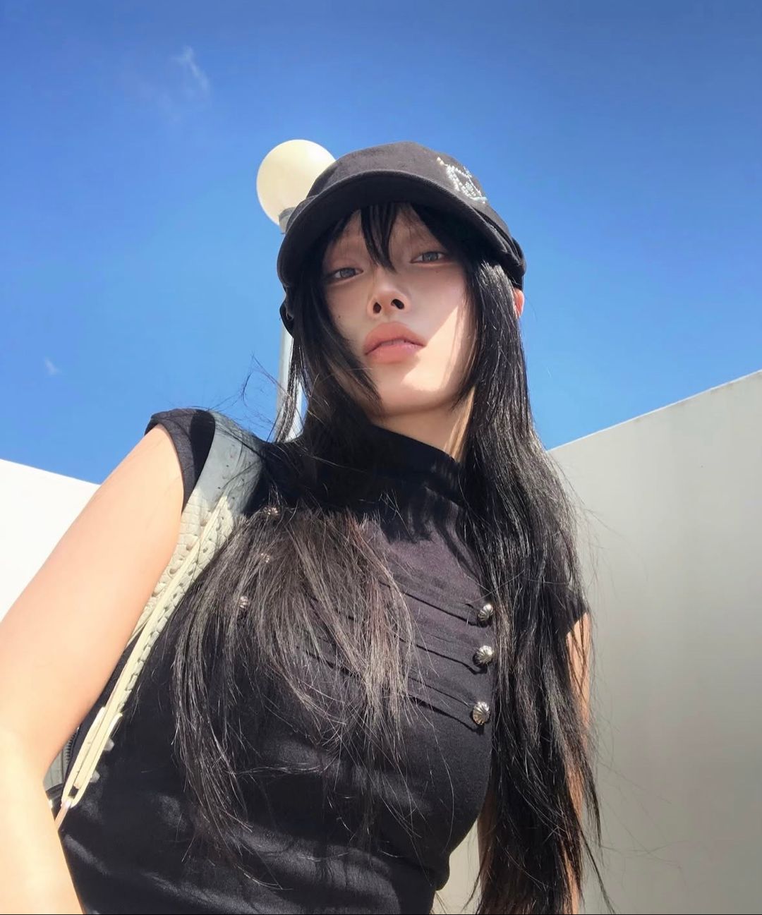 MUSINSA公式 | EUCT ナポレオンハーフネック半袖Tシャツ - ブラック