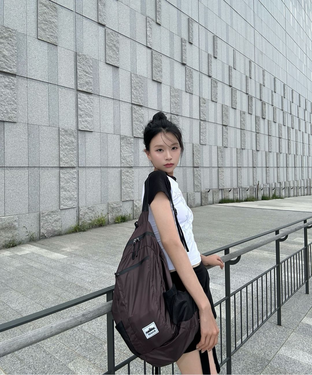 MUSINSA | HEISAN Ultra-light Compact Pocket Bag Gray