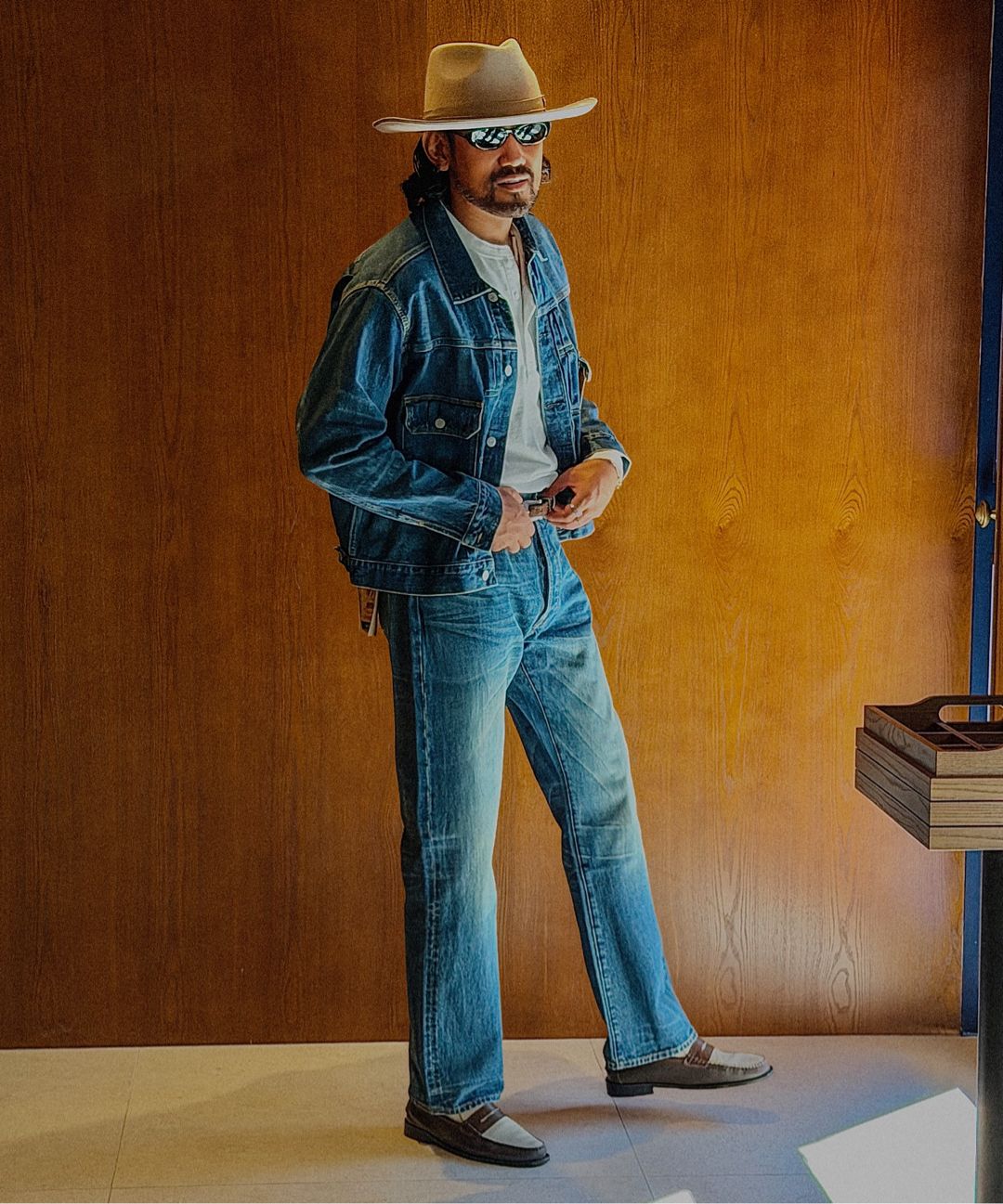 MUSINSA公式 | OUTSTANDING SELVEDGE DENIM 2ND JACKET_INDIGO
