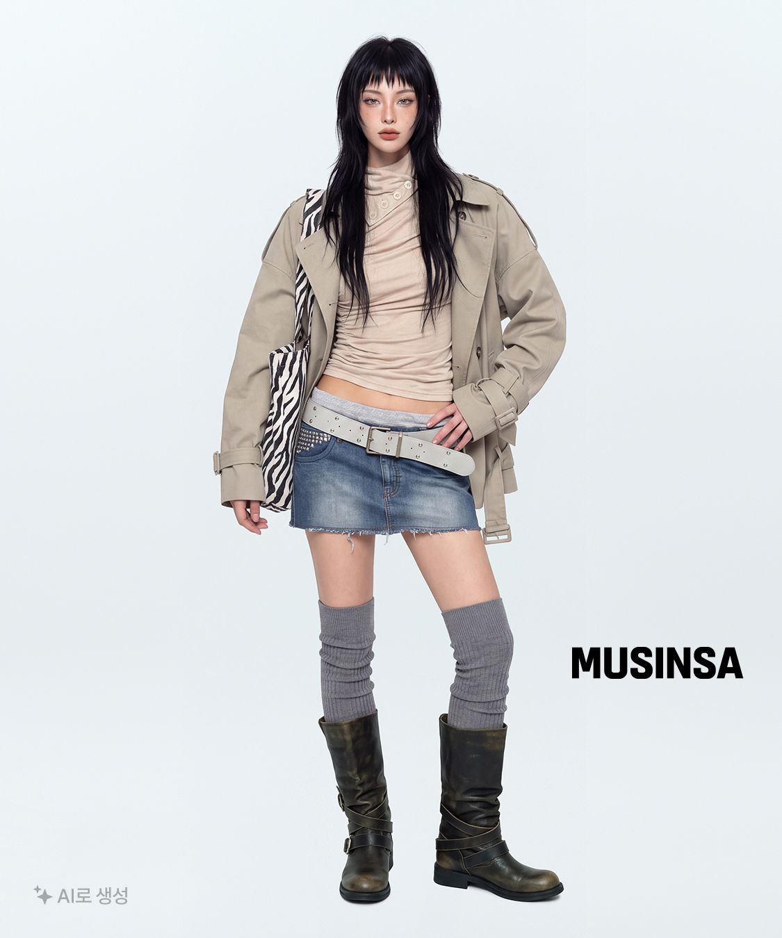 아수라(ASURA) AUTHENTIC TRENCH JACKET (BEIGE) - 사이즈 & 후기 | 무신사