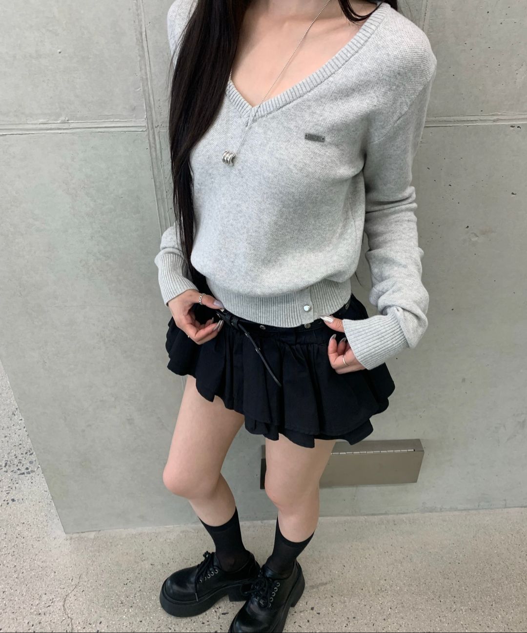 카키포인트(KHAKIPOINT) Cancan Skirt Pants (beige) - 사이즈 & 후기
