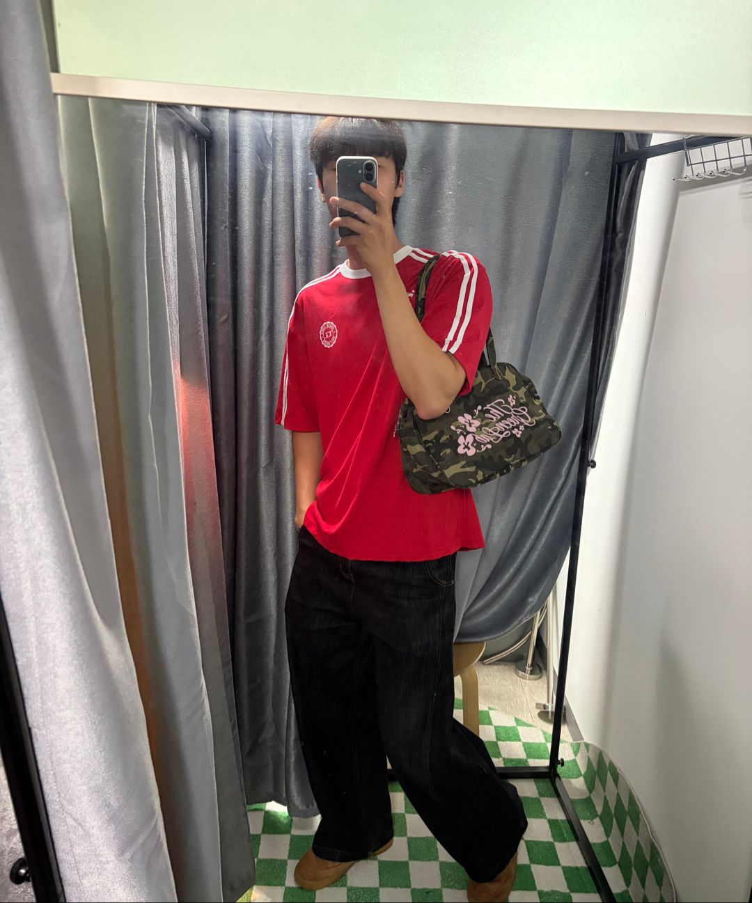 MUSINSA公式 | THE GREEN LAB サッカーフットボール配色半袖Tシャツ