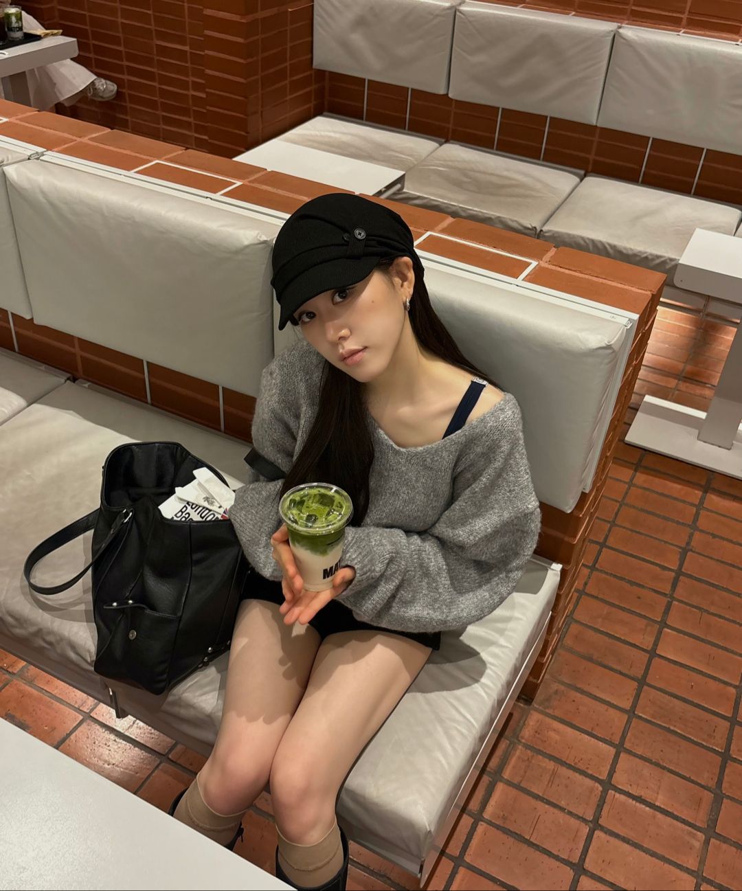 미세키서울(MISEKI SEOUL) Tokyo shirring turban cap BLACK - 사이즈