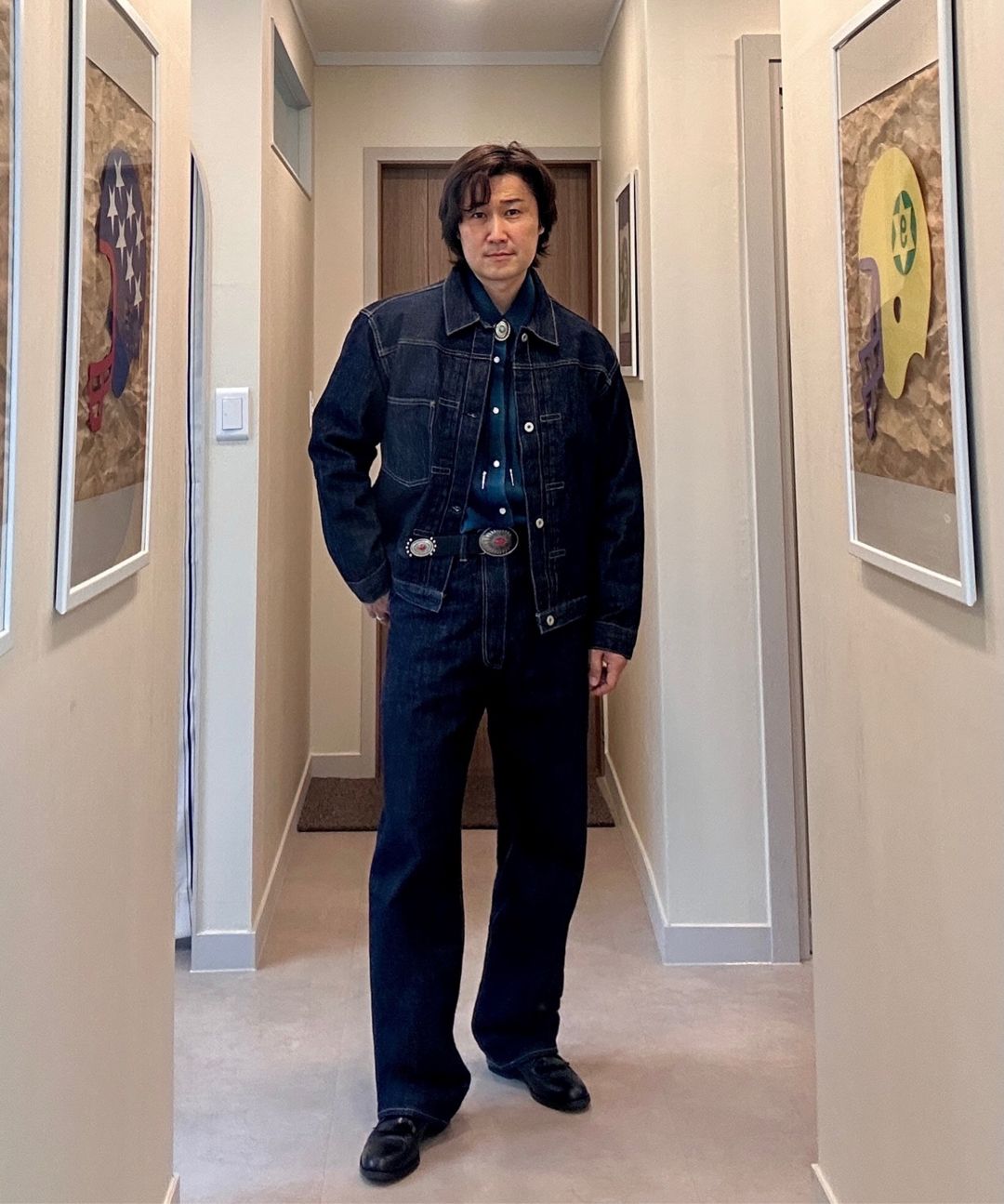 MUSINSA公式 | OUTSTANDING W.W. II SELVEDGE DENIM 1ST JACKET_INDIGO