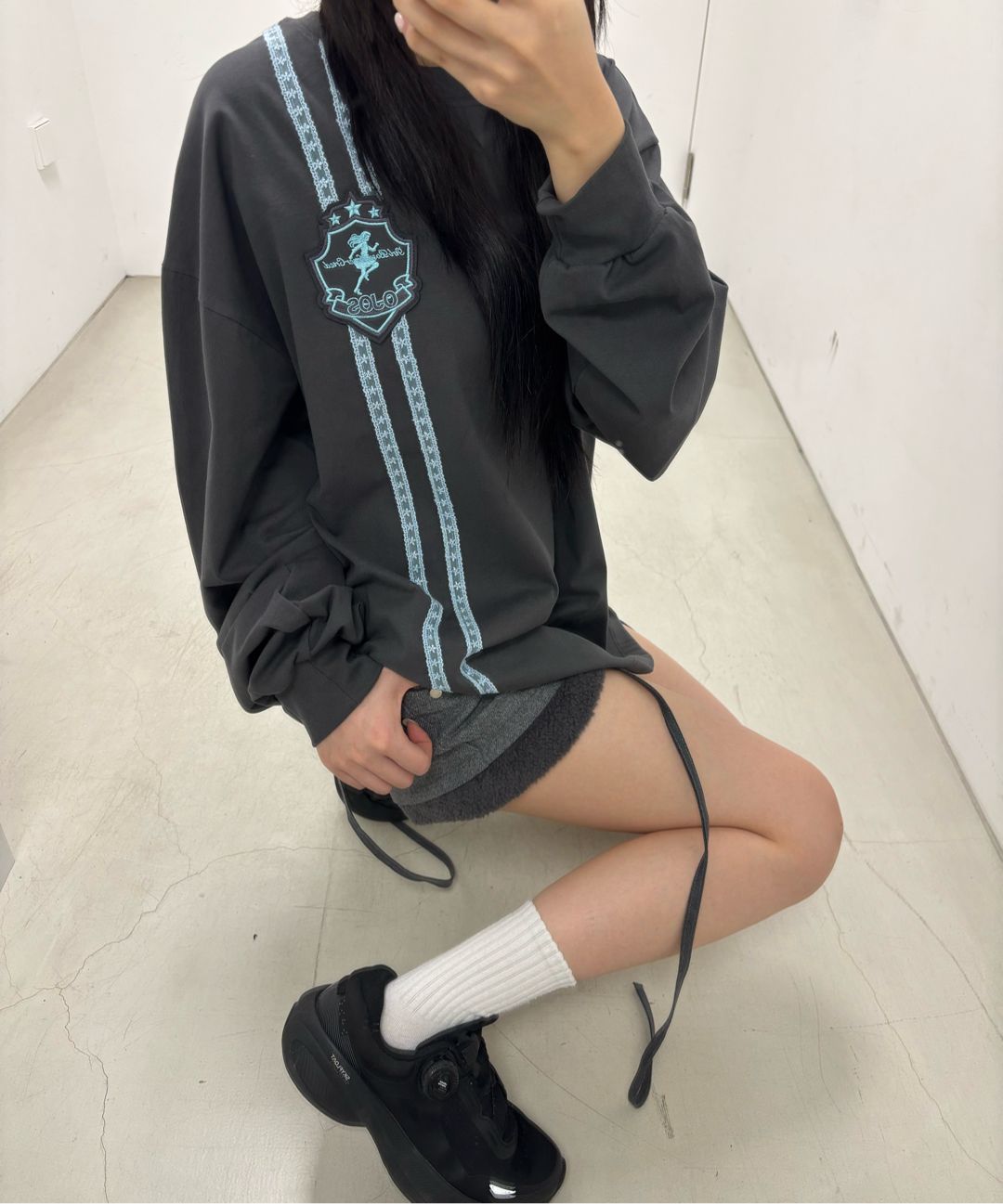 오호스(OJOS) Micro Wool Shorts / Grey - 사이즈 & 후기 | 무신사