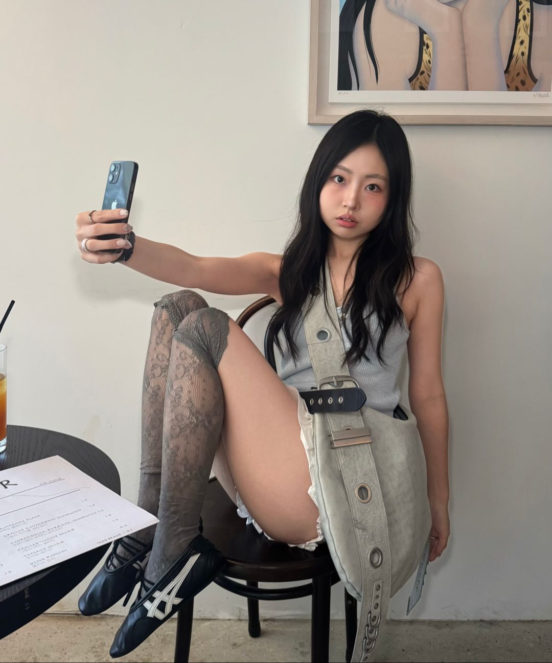 카키포인트(KHAKIPOINT) Cancan Skirt Pants (beige) - 사이즈 & 후기
