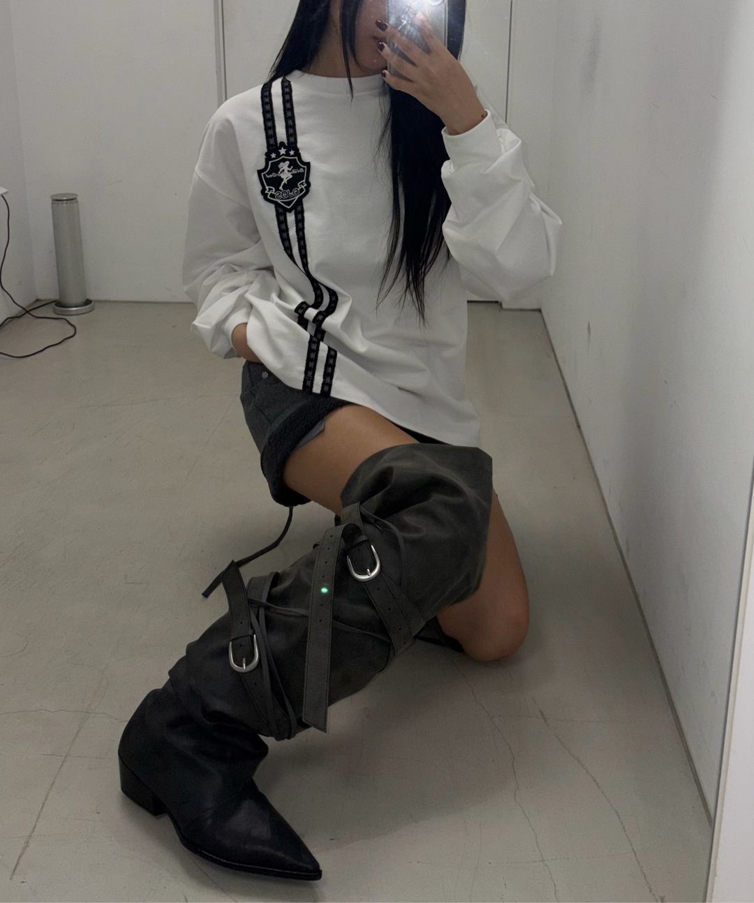 오호스(OJOS) Micro Wool Shorts / Grey - 사이즈 & 후기 | 무신사