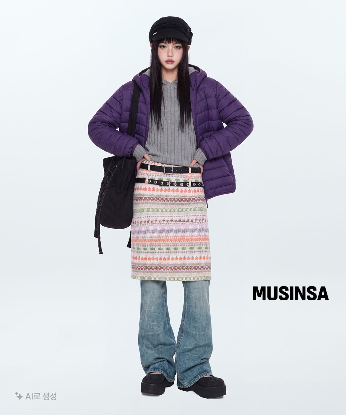 미세키서울(MISEKI SEOUL) Tokyo shirring turban cap BLACK - 사이즈